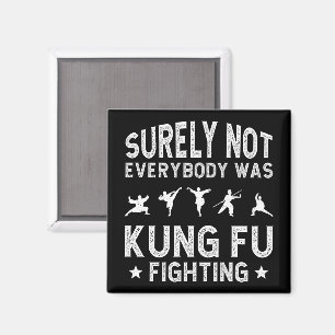 Surely Not Everybody Was Kung Fu Fighting Magnet