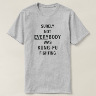 Surely not everybody was kung fu fighting T-Shirt