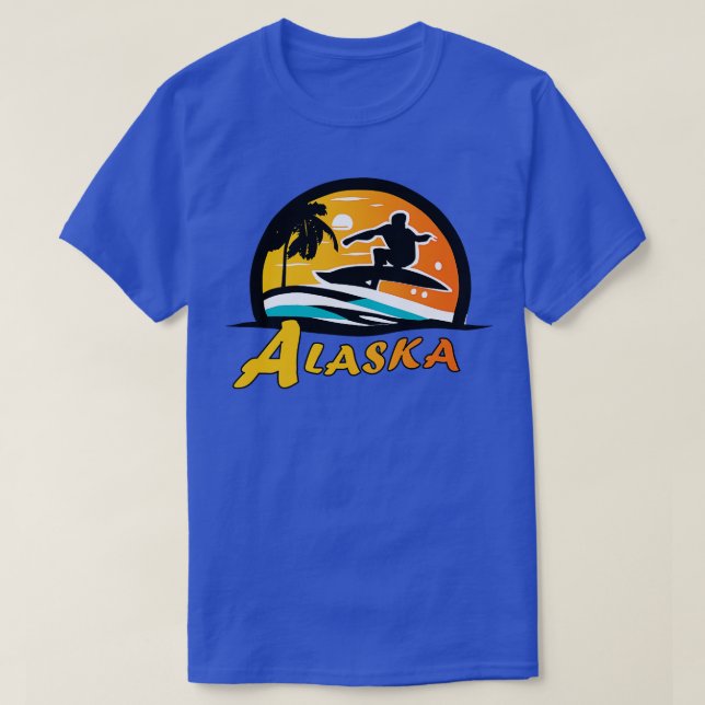 Surf Alaska TShirt (Design Front)