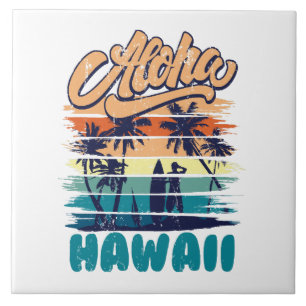 Surf - Aloha Hawaii Tile