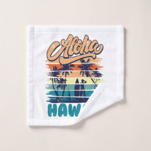 Surf - Aloha Hawaii Wash Cloth
