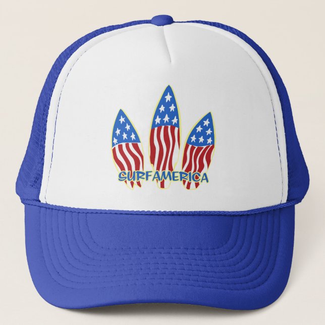 Surf America Trucker Hat (Front)
