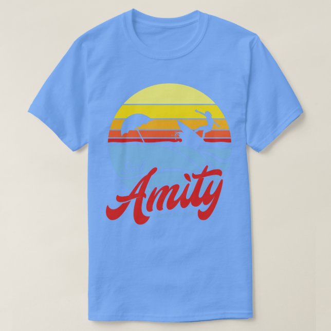 Surf Amity Island T-Shirt (Design Front)