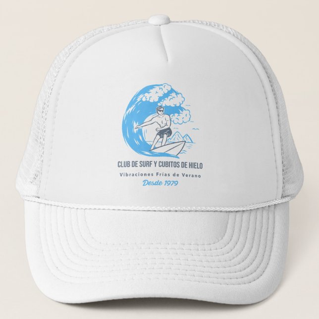 Surf and Ice Cube Club Trucker Hat (Front)