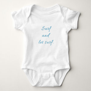 Surf and Let Surf Baby Bodysuit