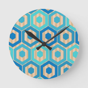 Surf and Sand  Round Clock