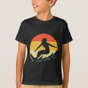 Surf Art For Women Girls Beach Surfer Hawaiian Wav T-Shirt