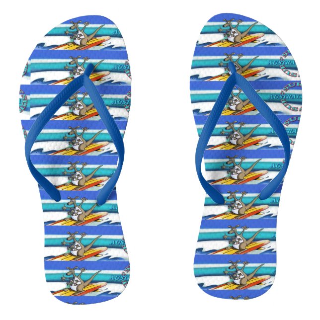 Surf Australia flip flops (Footbed)