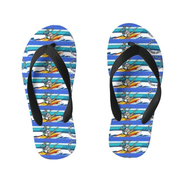 Surf Australia toddler flip flops (Footbed)