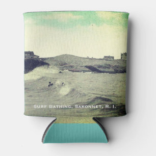 Surf Bathing, Warren's Point Beach, Little Compton Can Cooler