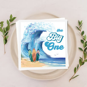 Surf Beach Birthday Party Napkins