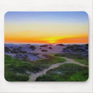 SURF BEACH CALIFORNIA MOUSE PAD