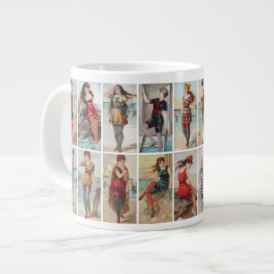 Surf Beauties of 1889 Large Coffee Mug