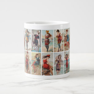 Surf Beauties of 1889 Large Coffee Mug