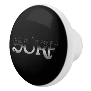 Surf black fade ceramic knob