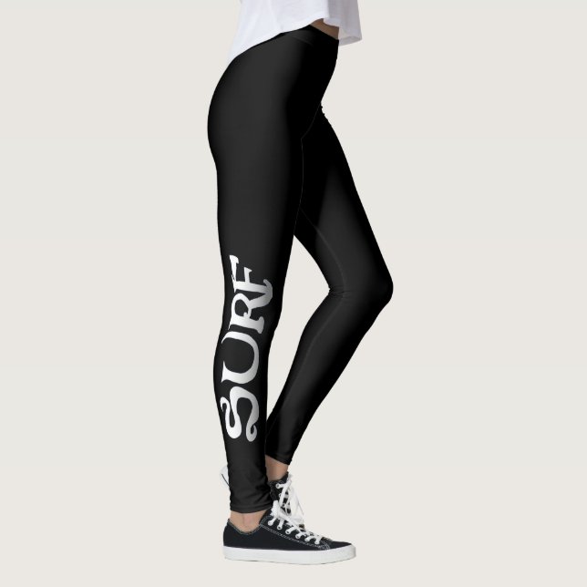 Surf black leggings (Right)