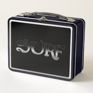 Surf black lunchbox