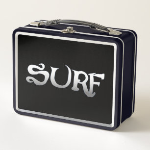Surf black lunchbox