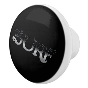 Surf black tilted fade ceramic knob