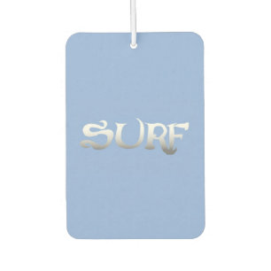 Surf blue car air freshener