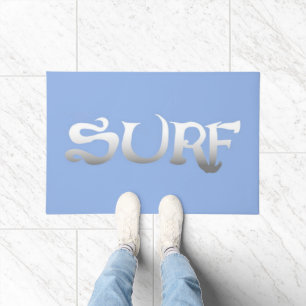 Surf blue doormat