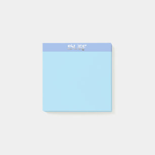 Surf blue note pads