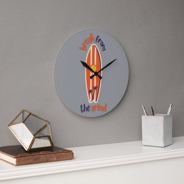 Surf Board Clock (Office)