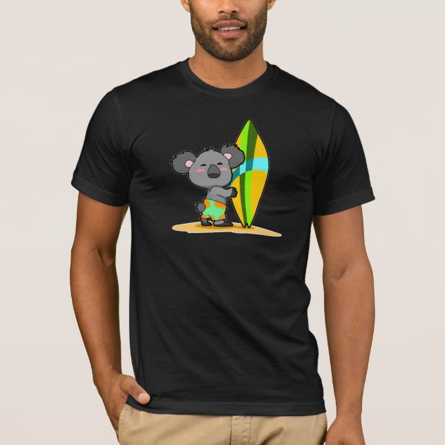 Surf Board Koala Bear Shirt (Front)
