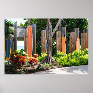 Surf Board Poster