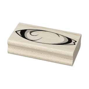 Surf Board Rubber Stamp