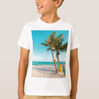 Surf boards on beach throw pillow