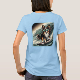 SURF Boy long-haired Chihuahua  T-Shirt