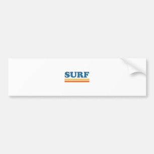 surf bumper sticker