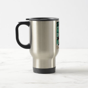 Surf California palm tree beach design Mug