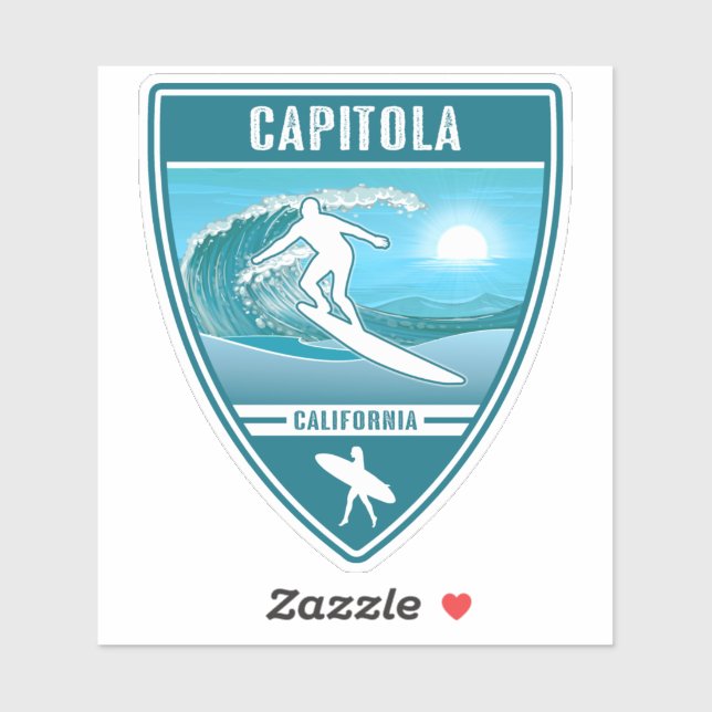 Surf Capitola California (Sheet)