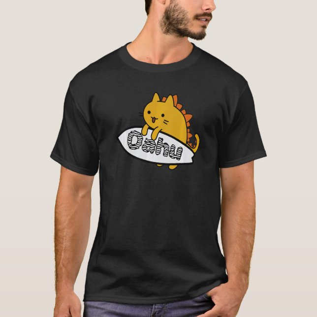 Surf catzilla surfer Oahu T-Shirt (Front)