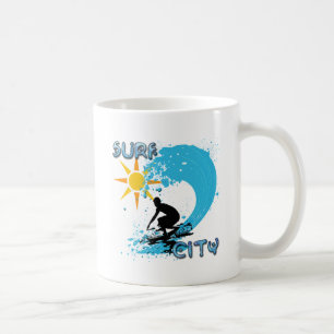 SURF CITY COFFEE MUG