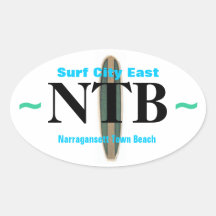 SURF CITY EAST stickers (4)