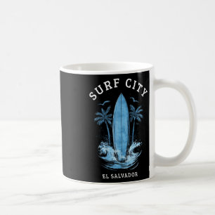 Surf City El Salvador Surfing Vintage Surfer _1 Coffee Mug