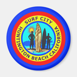 SURF CITY HUNTINGTON BEACH CALIFORNIA MAGNET
