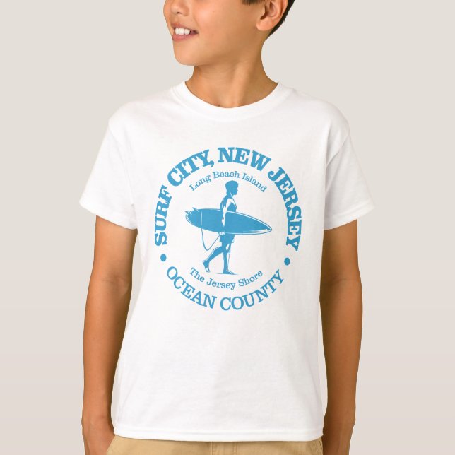 Surf City (surfer) T-Shirt (Front)