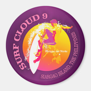 Surf Cloud 9 Magnet