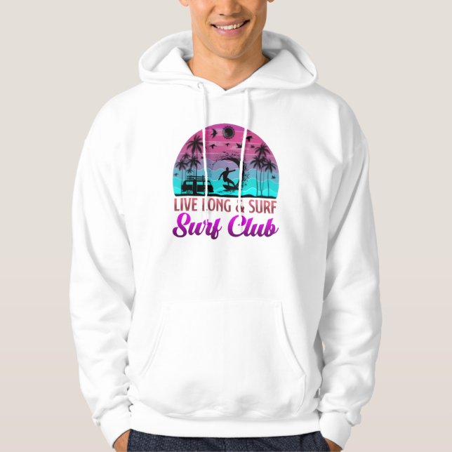 Surf Club sweatshirt for ocean lovers   (Front)