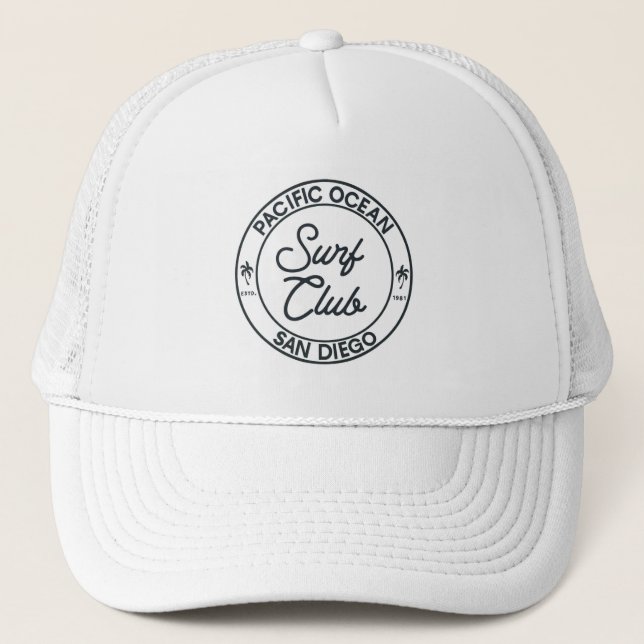 Surf Club trucker hat (Front)