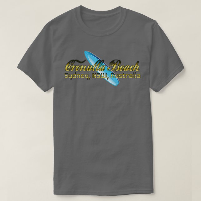 Surf Cronulla Beach T-Shirt (Design Front)