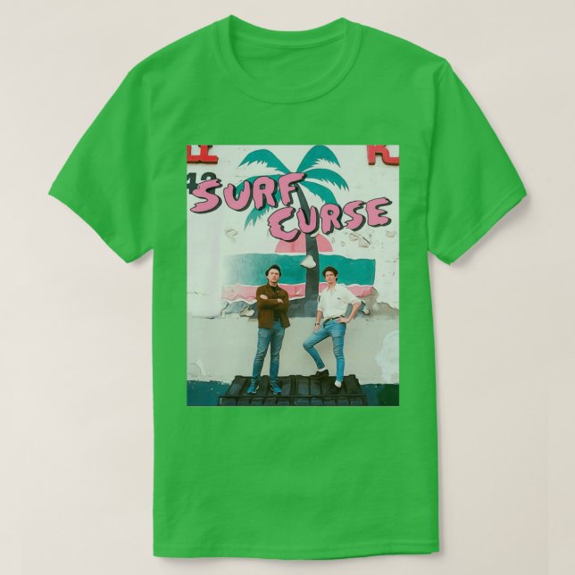 Surf curse oil painting design T-Shirt (Design Front)