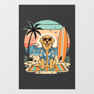 Surf Dog Retro Beach Summer