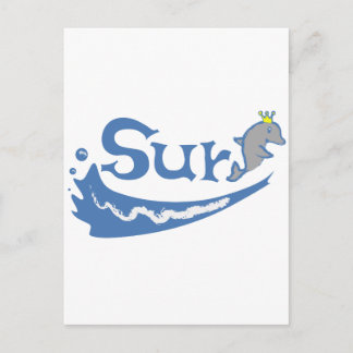 Surf Dolphin Postcard