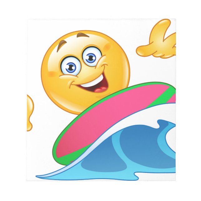 surf emoji notepad (Front)