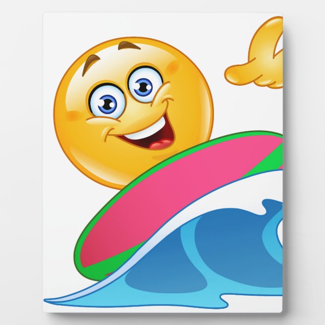 surf emoji plaque (Front)